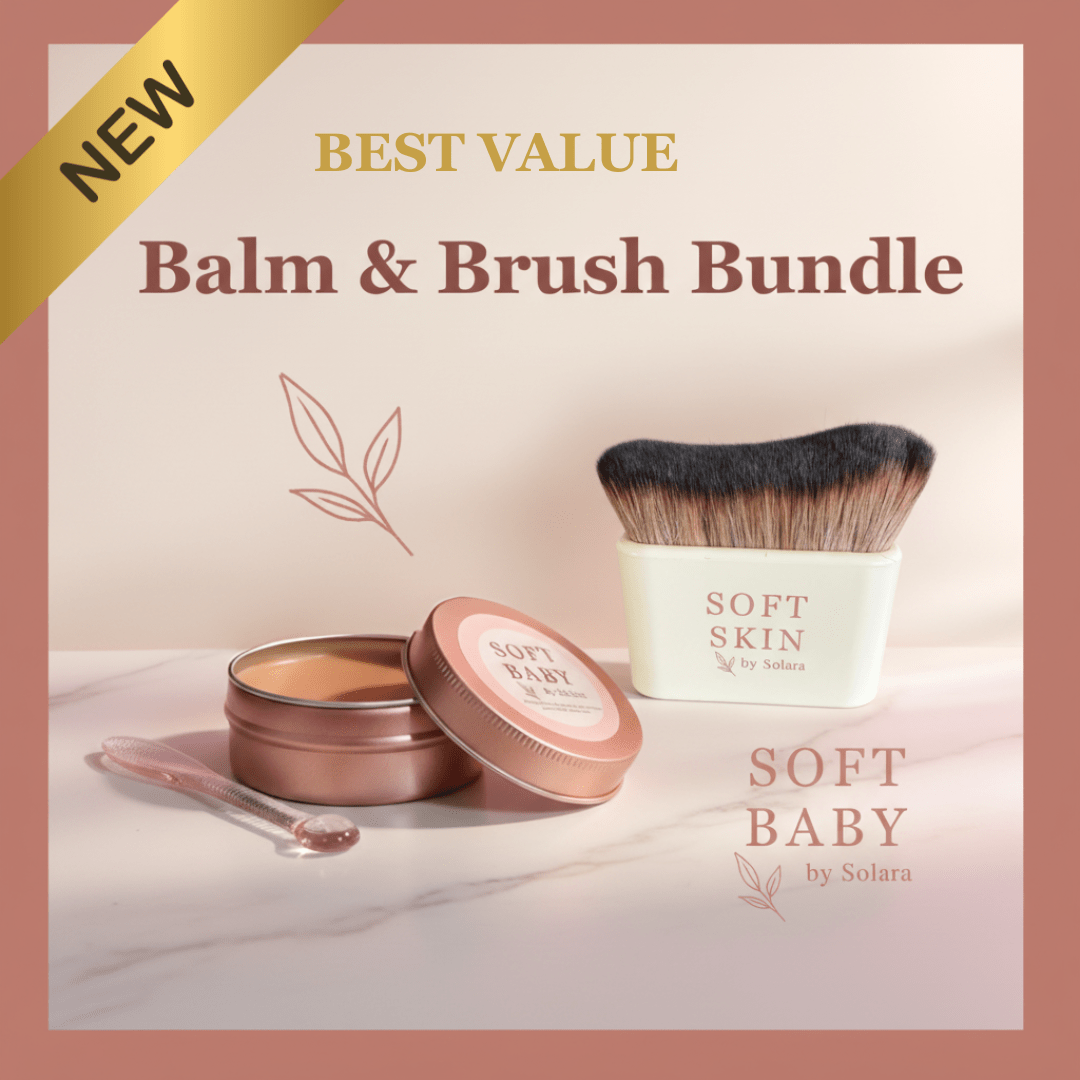 Benefits graphic for the Balm & Brush Bundle