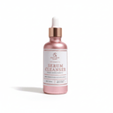 Soft Skin Serum Cleanser bottle on white background