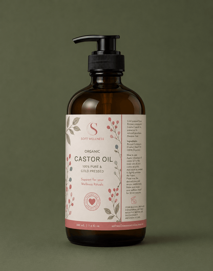 Organic Pure Castor Oil – 225ml - Soft Skin