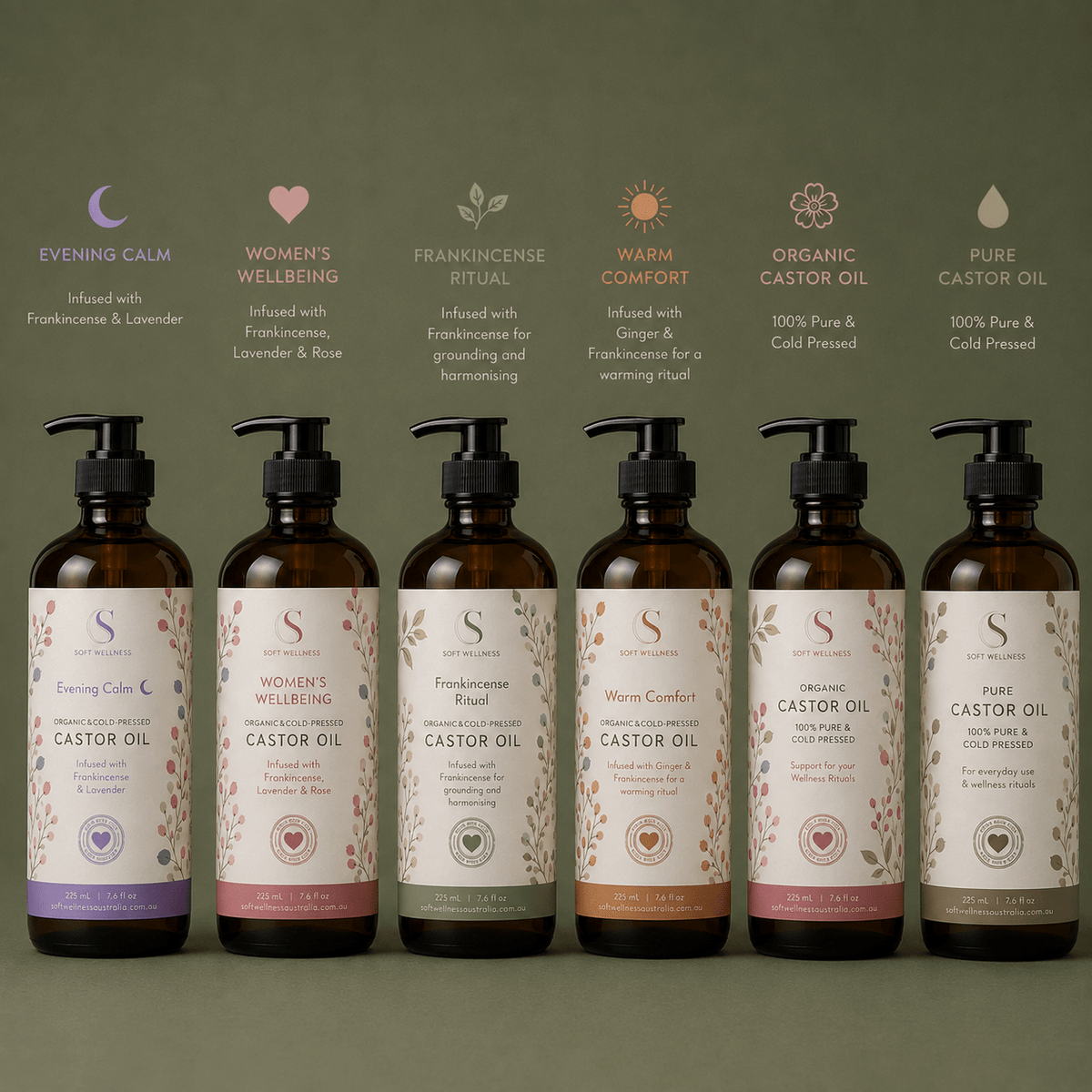 Evening Calm Castor Oil – 225ml - Soft Skin
