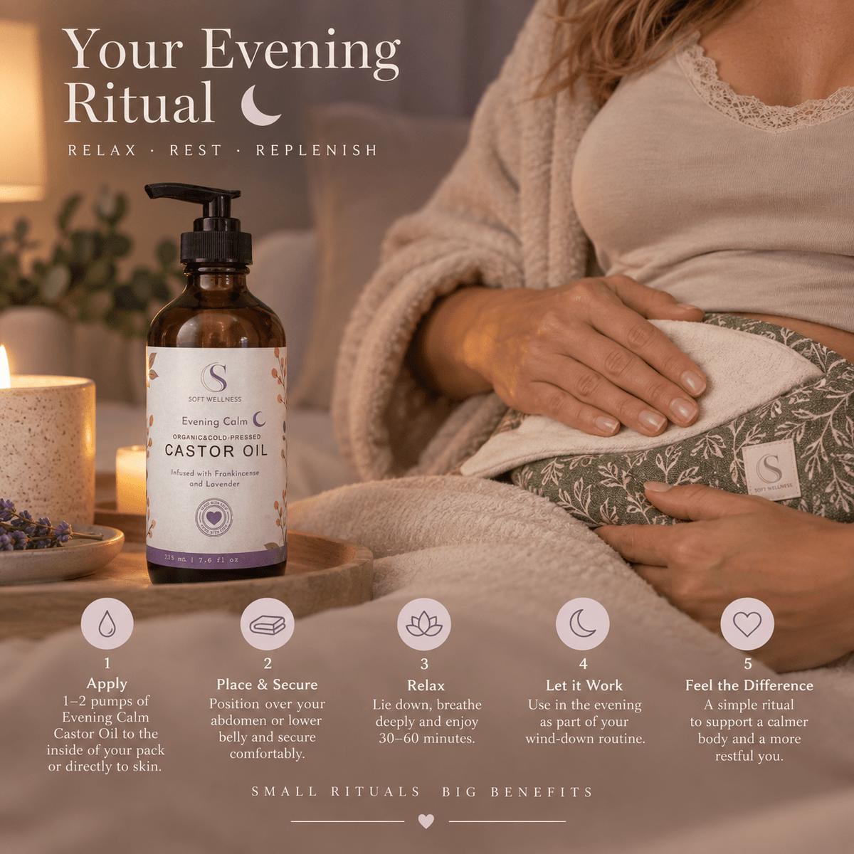 Evening Calm Castor Oil – 225ml - Soft Skin