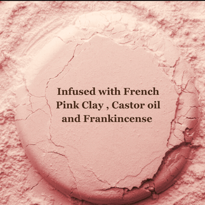 Soft Baby ingredients including French pink clay jojoba oil and castor oil