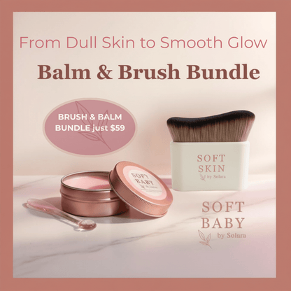 Before and after results using Soft Baby with the Miracle Brush