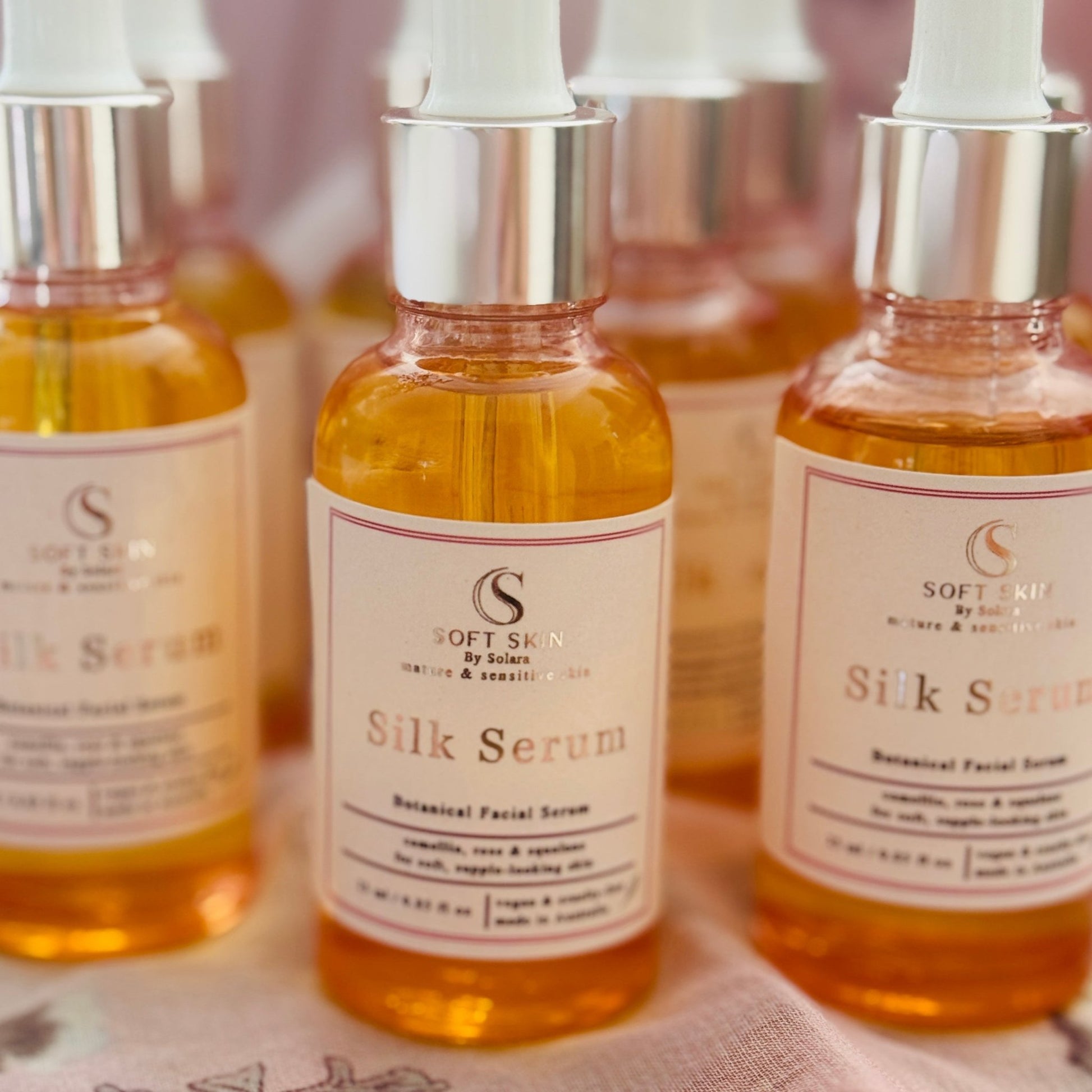 Lifestyle image of Soft Skin Silk Serum