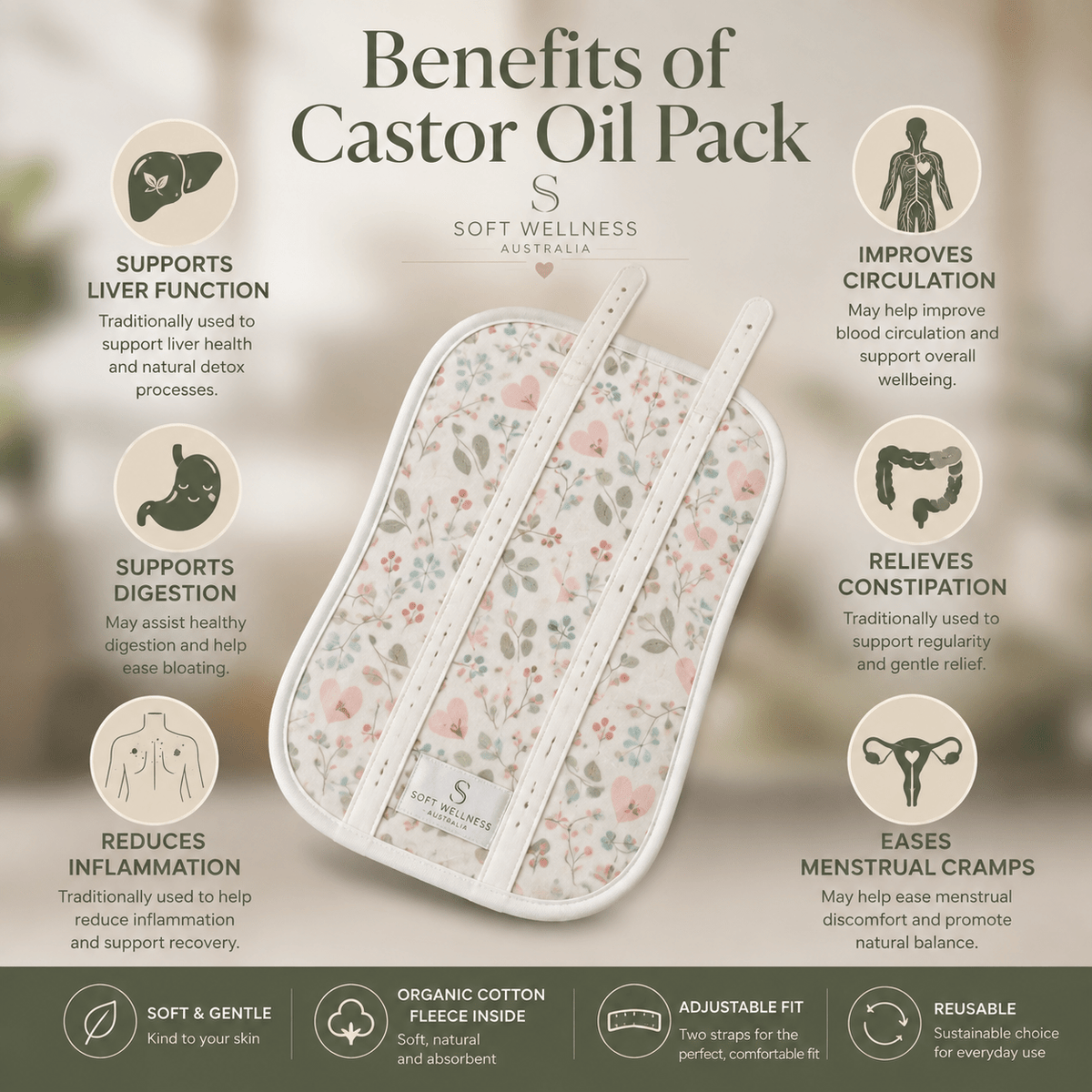 NEW: Soft Wellness Castor Oil Pack - Soft Skin