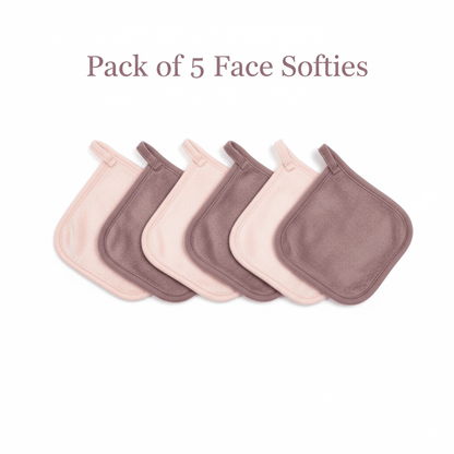 Mini Softie facial cloth pack of 5