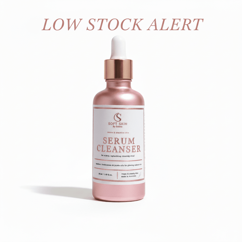 Soft Skin Serum Cleanser low stock graphic